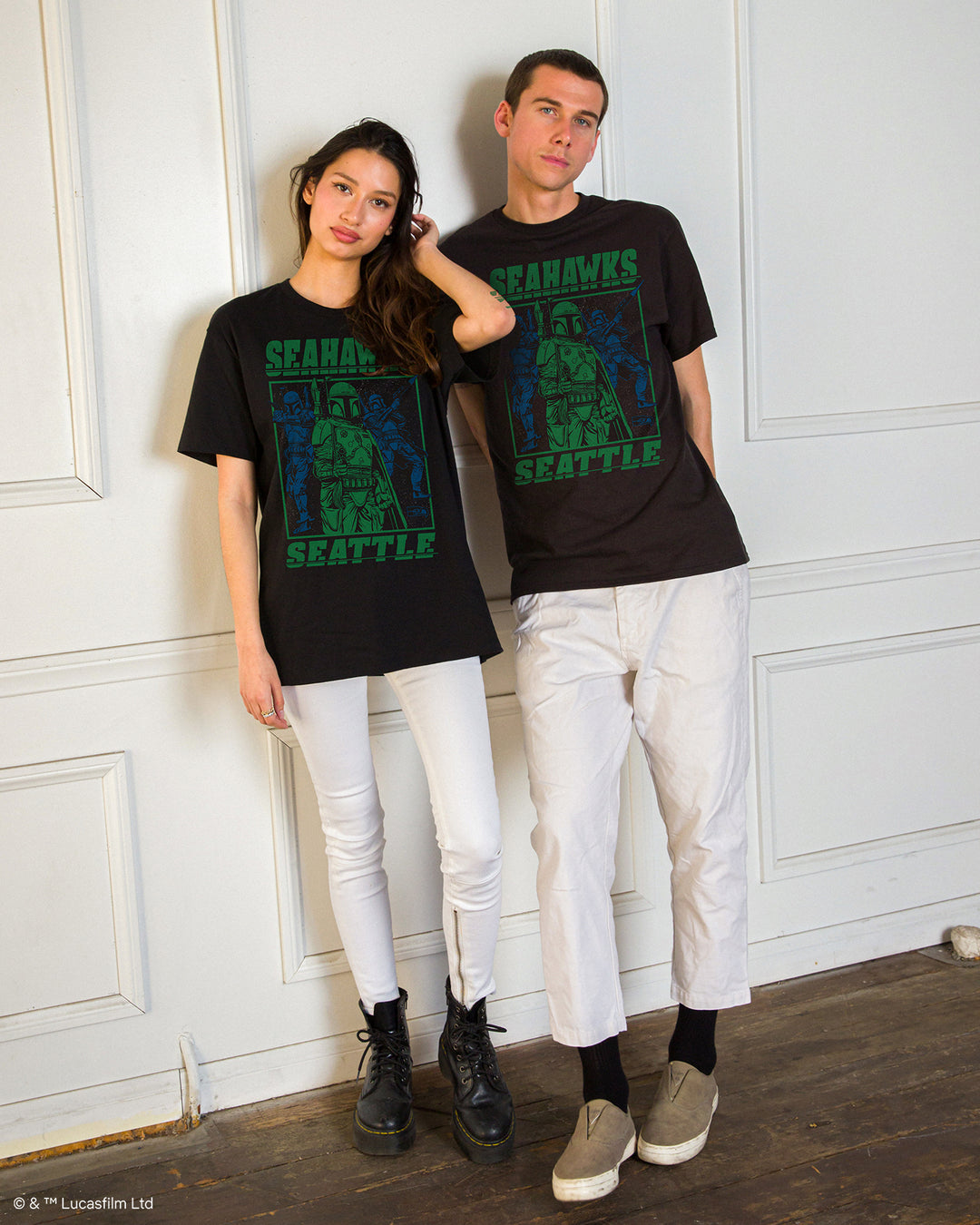 Seahawks Star Wars™ Boba Fett Showdown Fan Tee