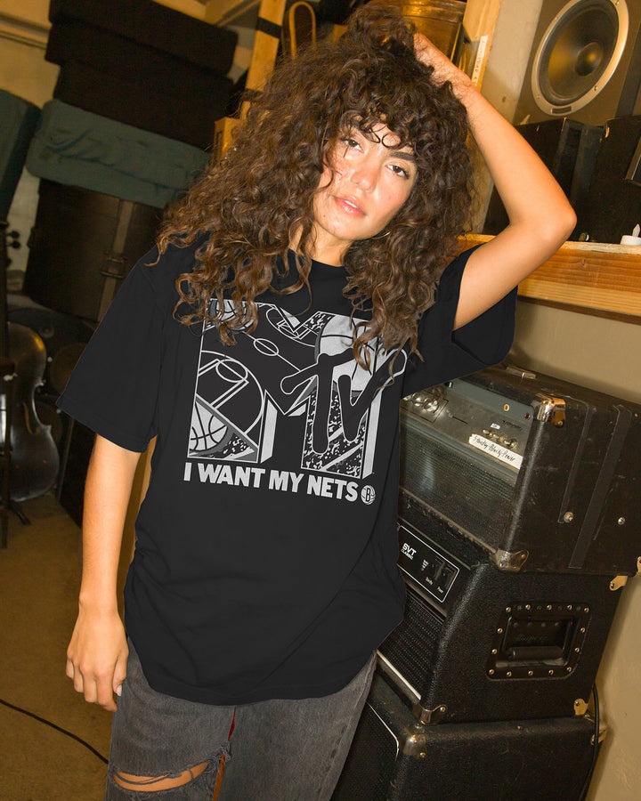 Nets x MTV I Want My Fan Tee
