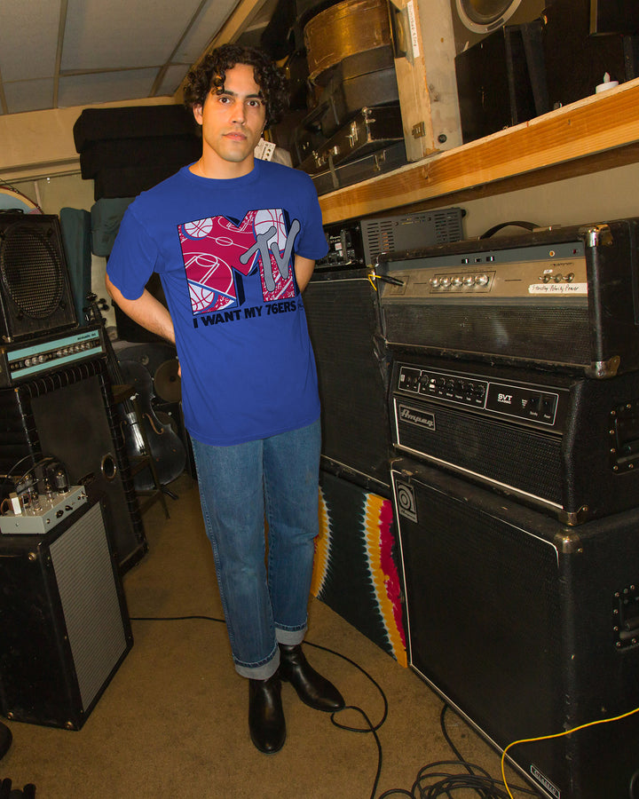 76ers x MTV I Want My Fan Tee