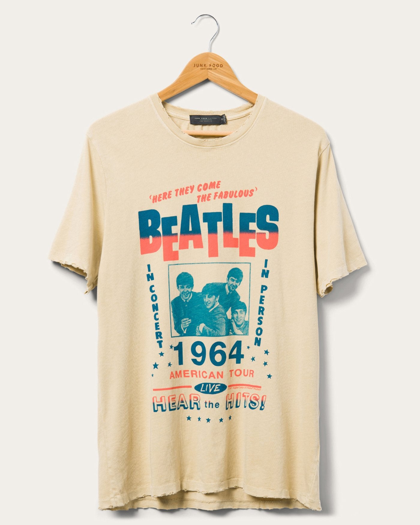 The Beatles 1964 Tour Vintage Tee | Junk Food Clothing – Junk Food