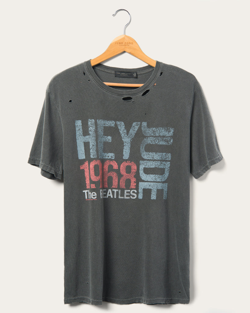 The Beatles Hey Jude Vintage Destroy Tee | Junk Food Clothing