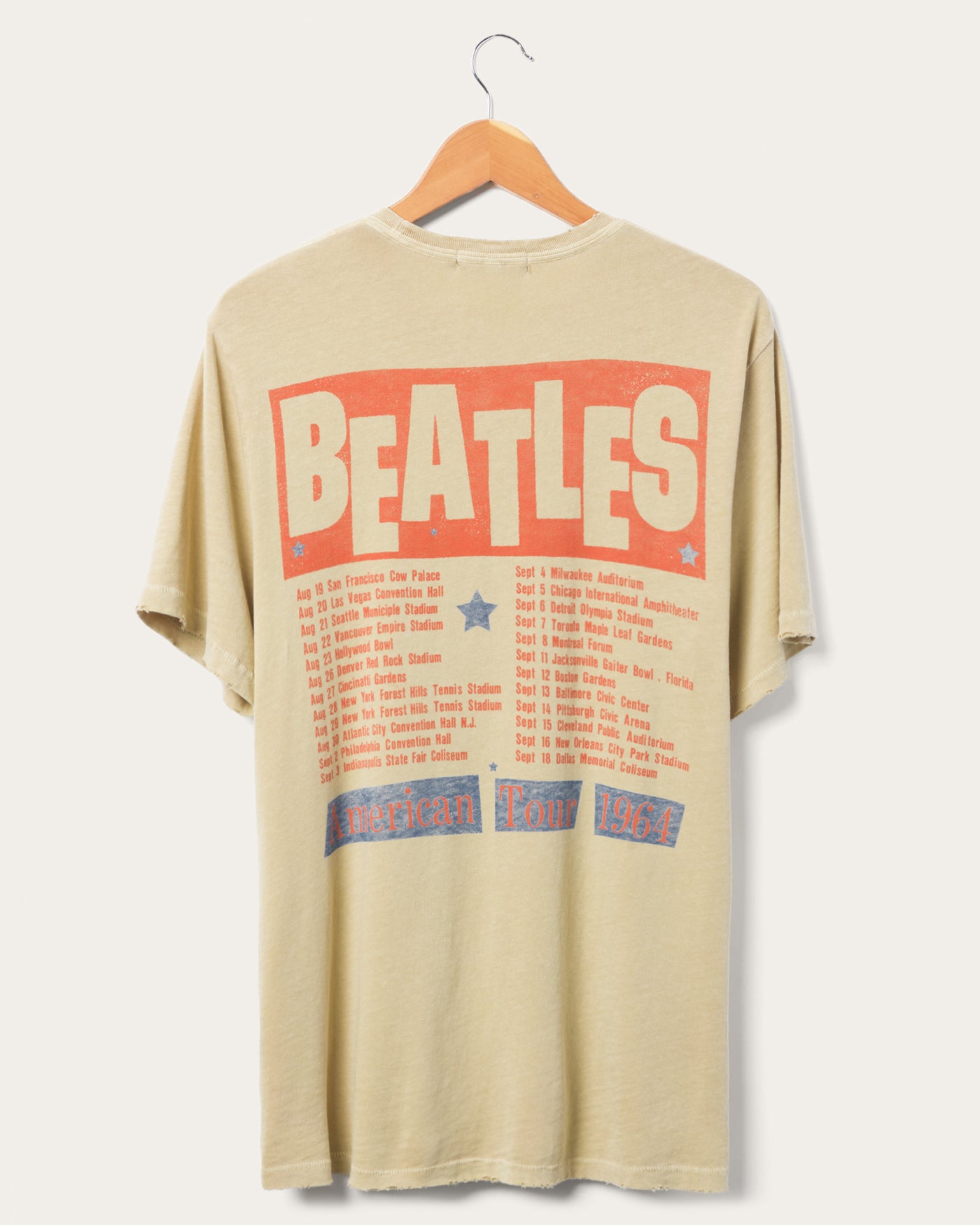 The Beatles American Tour Vintage Tee – Junk Food Clothing