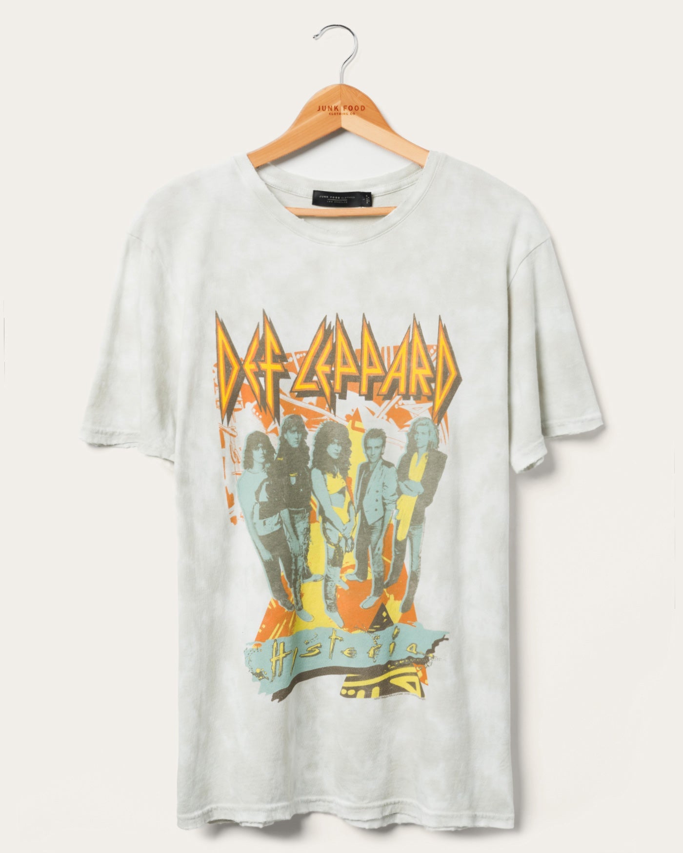 Def Leppard Hyseria Tie Dye Vintage Tee | Junk Food Clothing