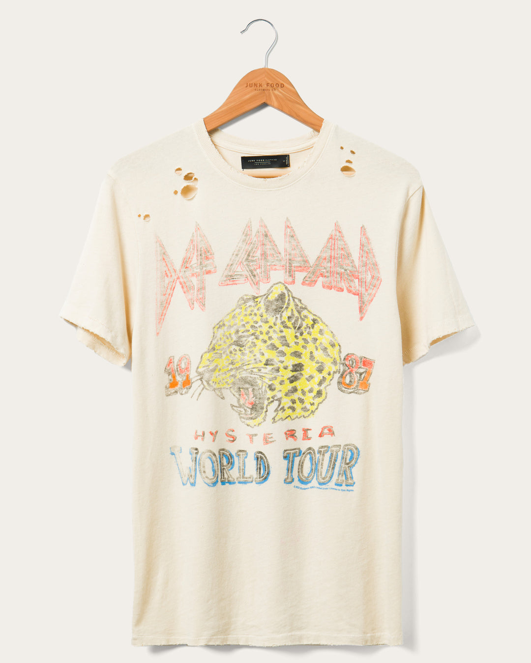 def leppard 1983 tour t shirt dress Def Leppard 1983 Tour T-Shirt Dress