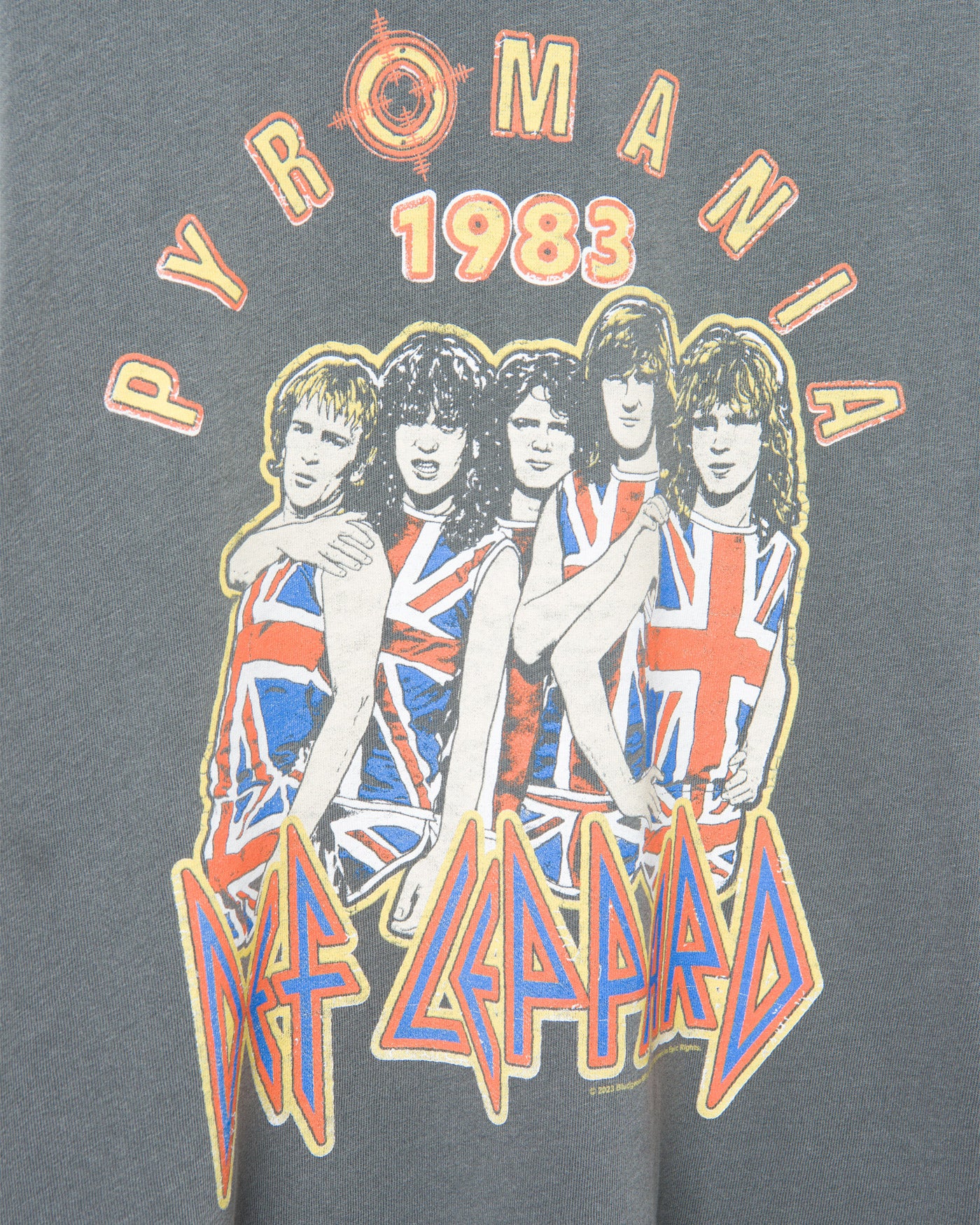 Def Leppard Pyromania Vintage Tee – Junk Food Clothing