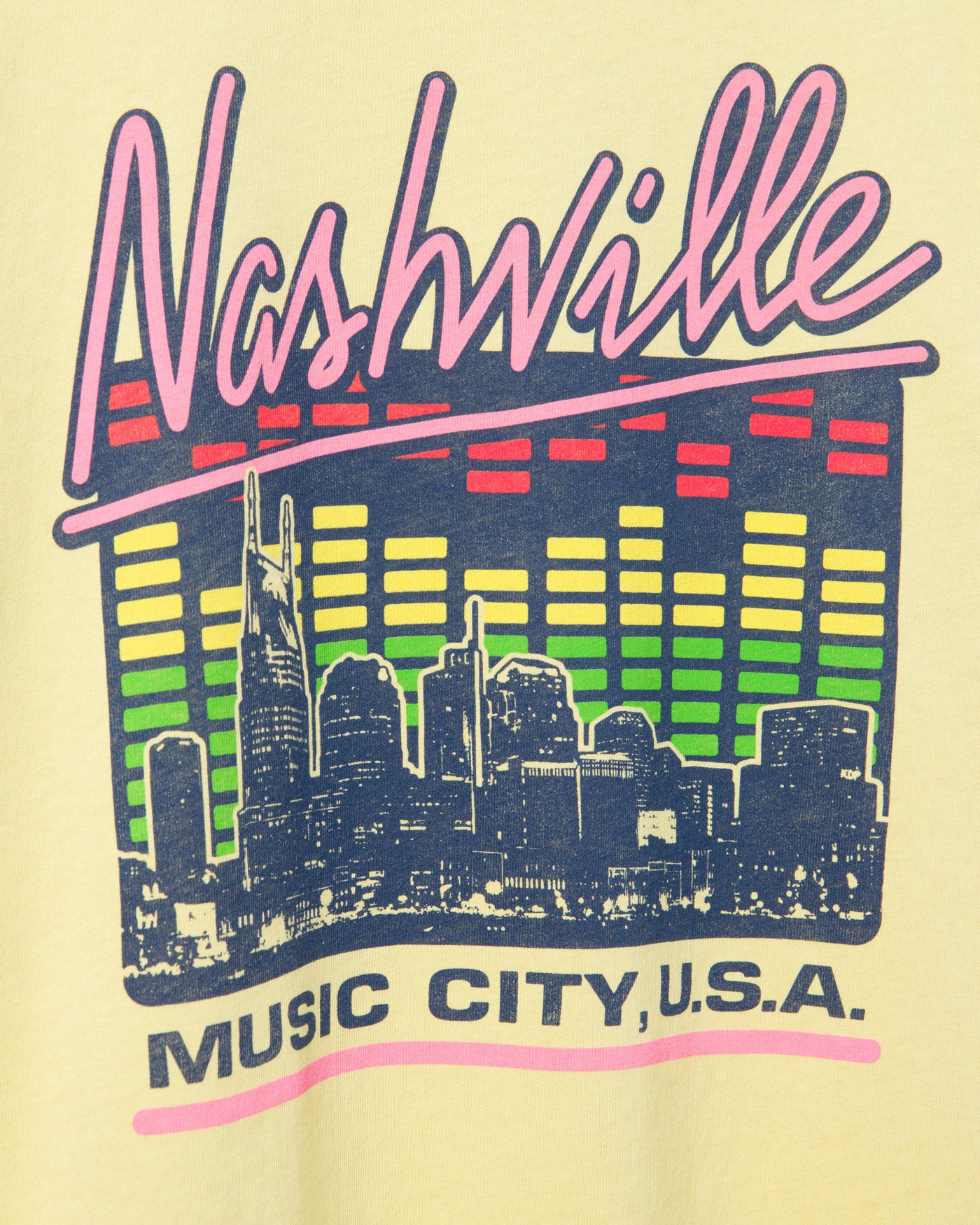 Maglietta Donna Vintage 'Nashville Tennessee' – Grigio Scuro, Taglia M, In Misto Cotone, Con Stampa Rock/country, Per Amanti Della Musica