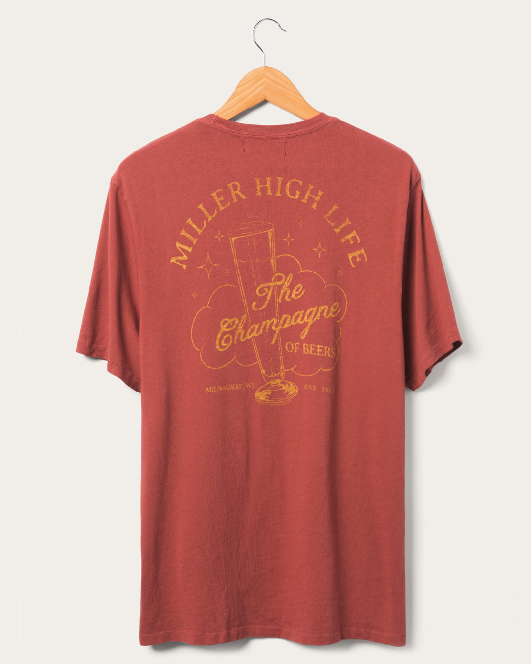 Miller High Life Sportsman's Club Glass Vintage Tee