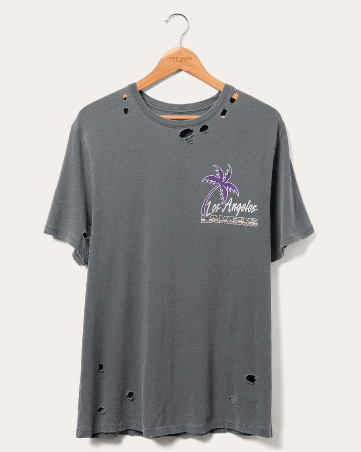 Lakers Luau Vintage Destroy Tee