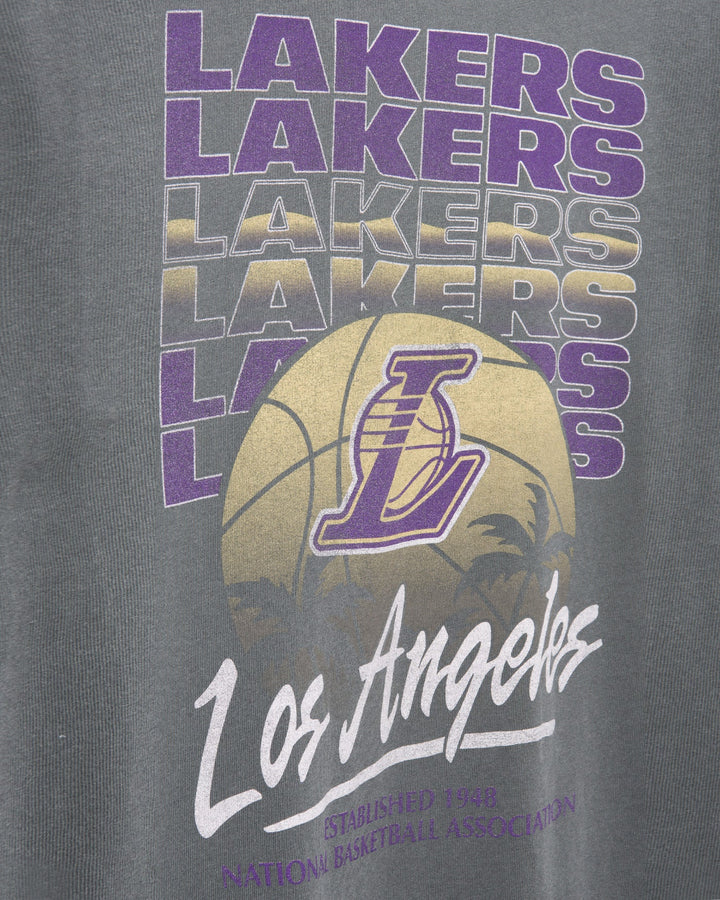 Lakers Luau Vintage Destroy Tee
