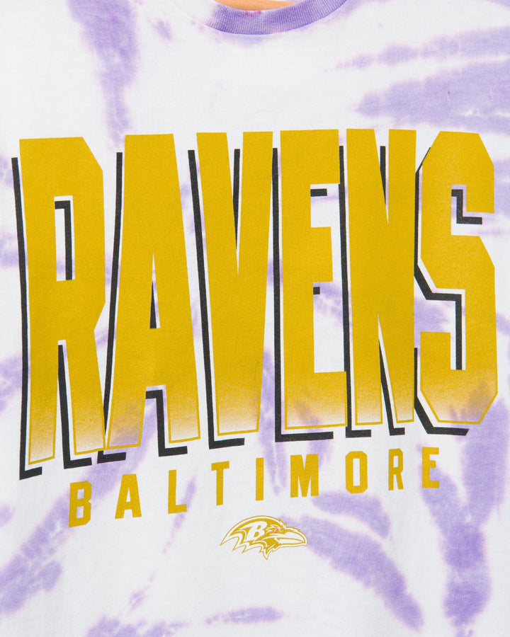 Ravens Game Time Tie Dye Long Sleeve