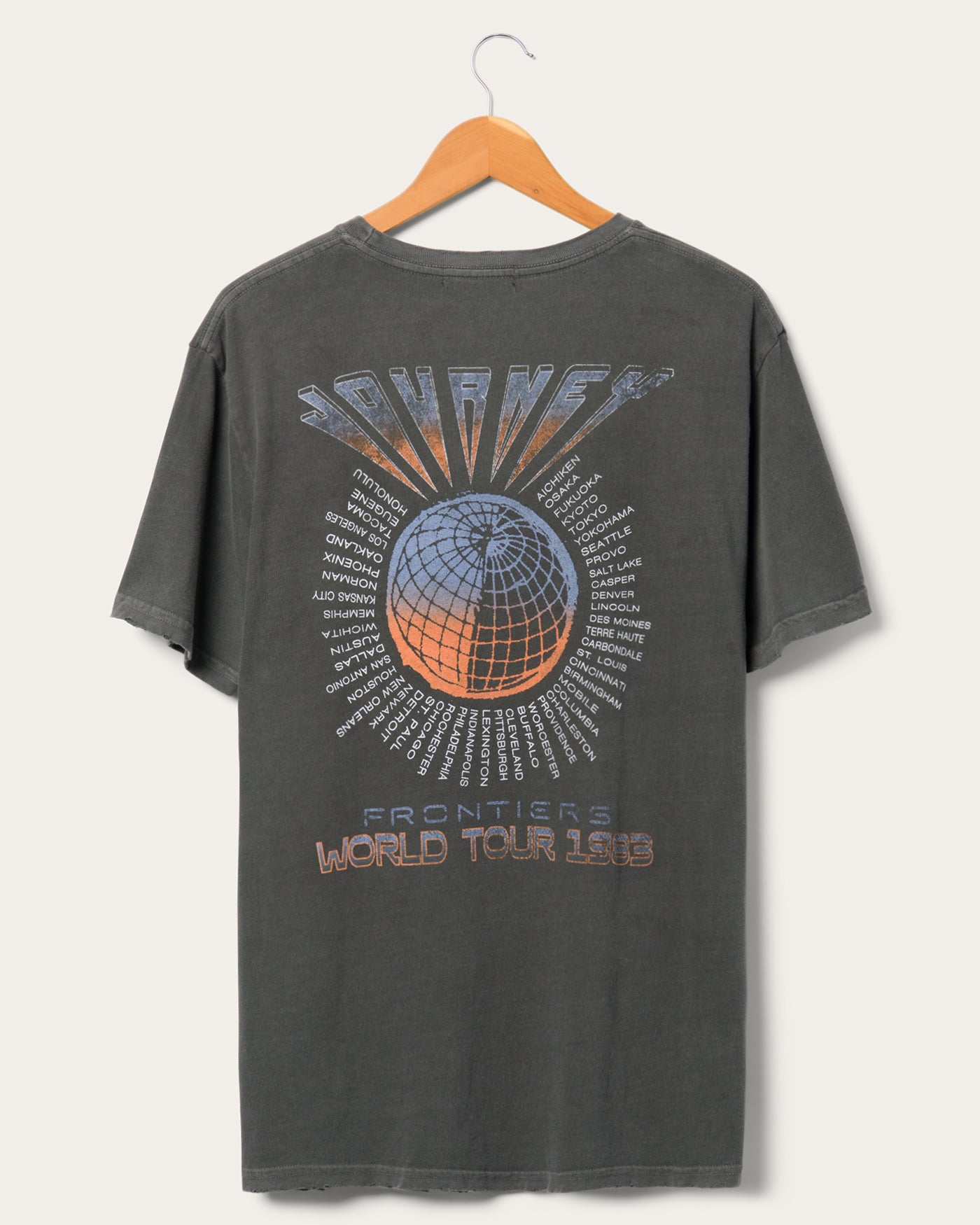Journey Frontier World Tour Vintage Tee | Junk Food Clothing