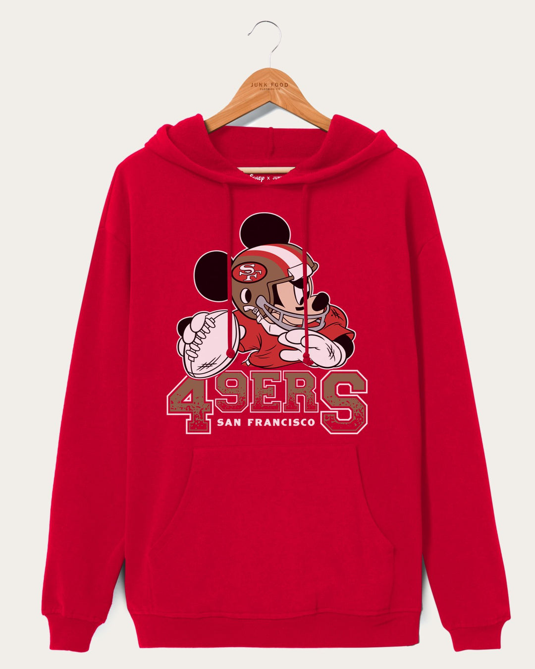 49ers Mickey QB Hoodie Junk Food Clothing – Junk Food Clothing