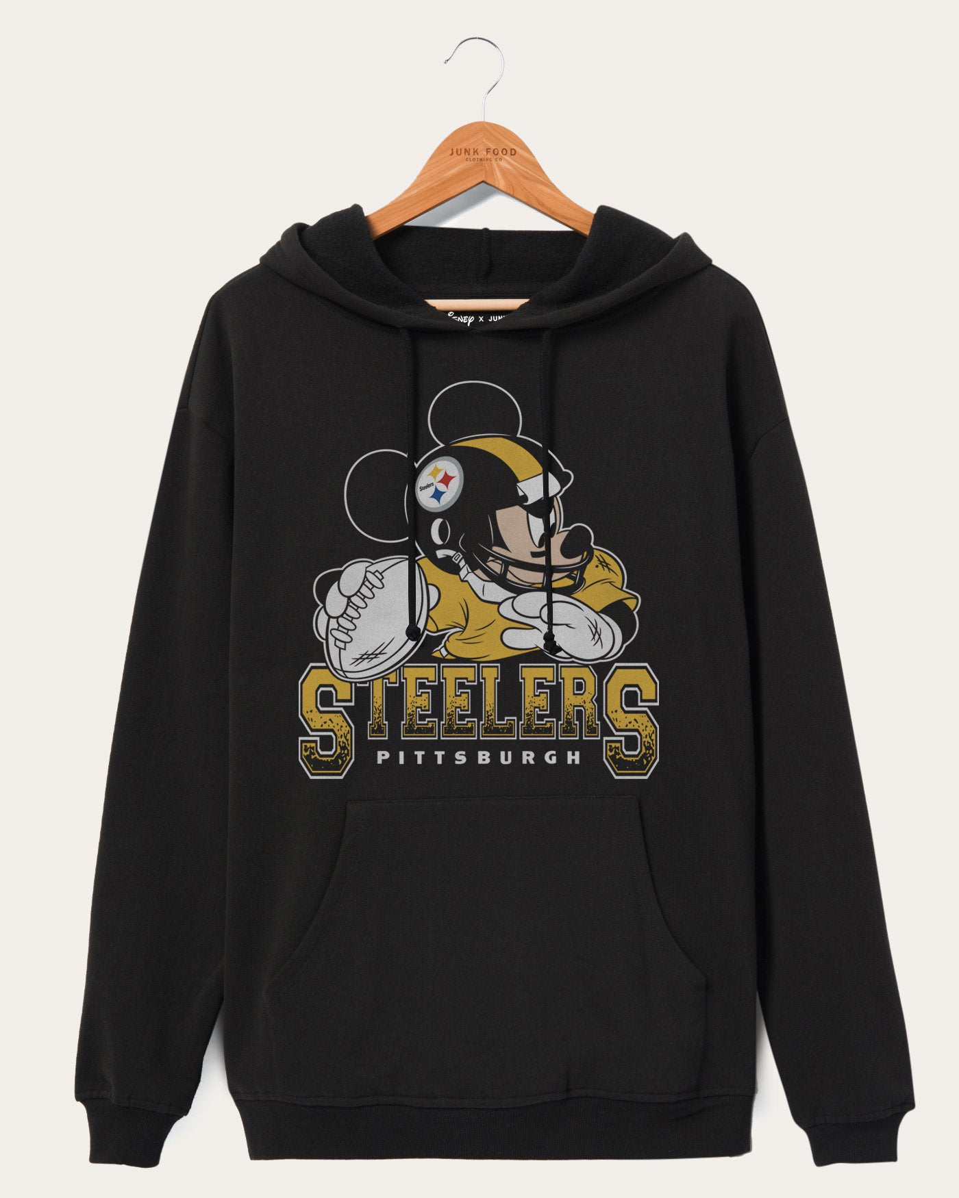 Steelers Mickey QB Hoodie – Junk Food Clothing