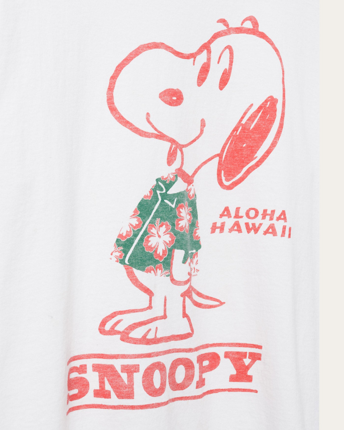 Aloha! Hawaii SNOOPYキャンバス 状態良好 Snoopy Aloha Hawaii Flea Market Tee – Junk Food Clothing