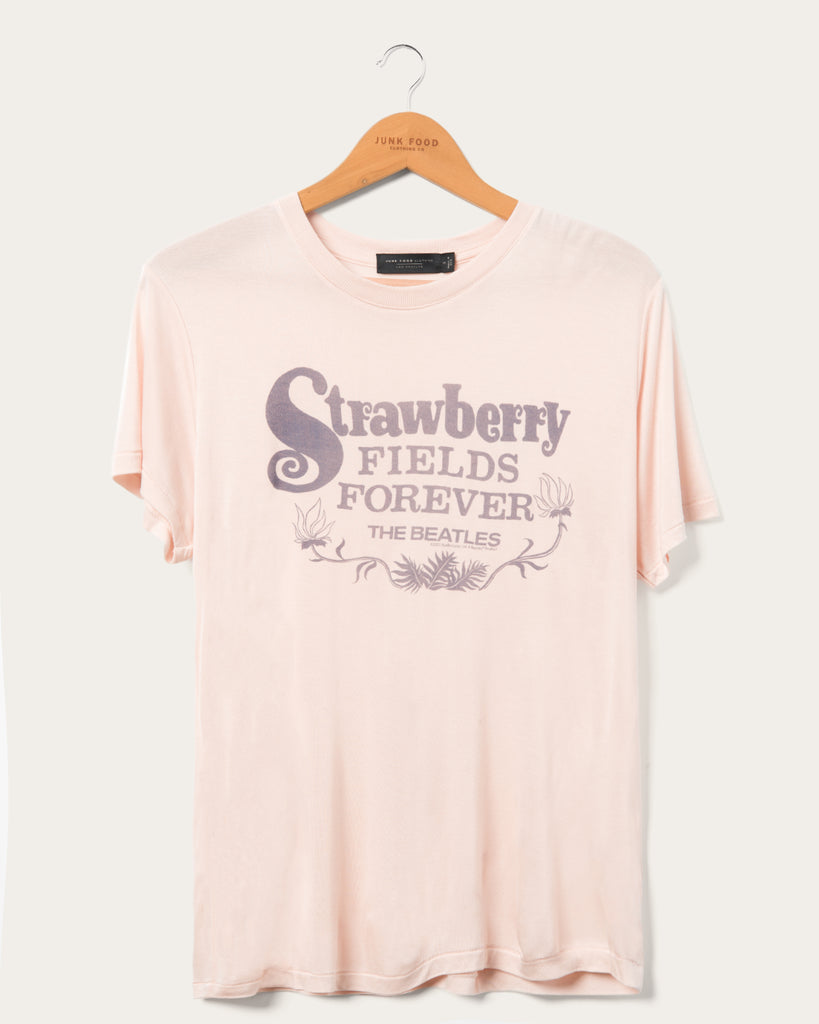 Women's The Beatles Strawberry Fields Forever Vintage Tissue Tee