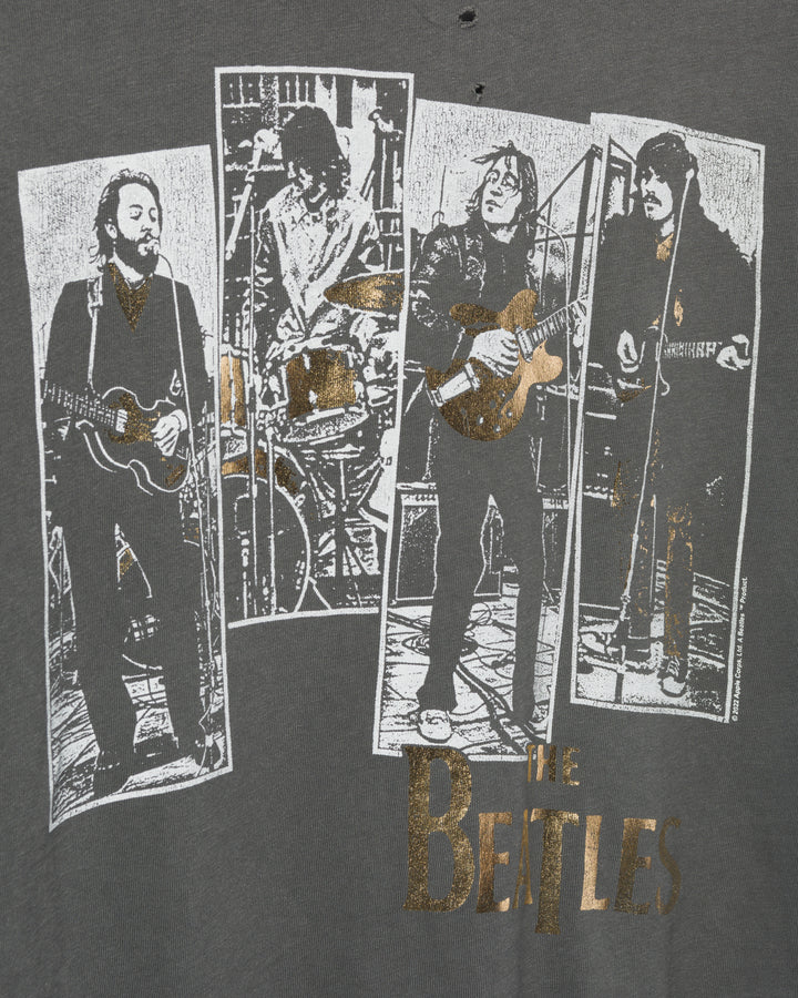 Women's The Beatles Rooftop Vintage Destroy Tee