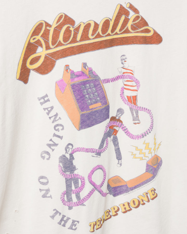 Women's Blondie Hanging On The Telephone Vintage Destroy Tee