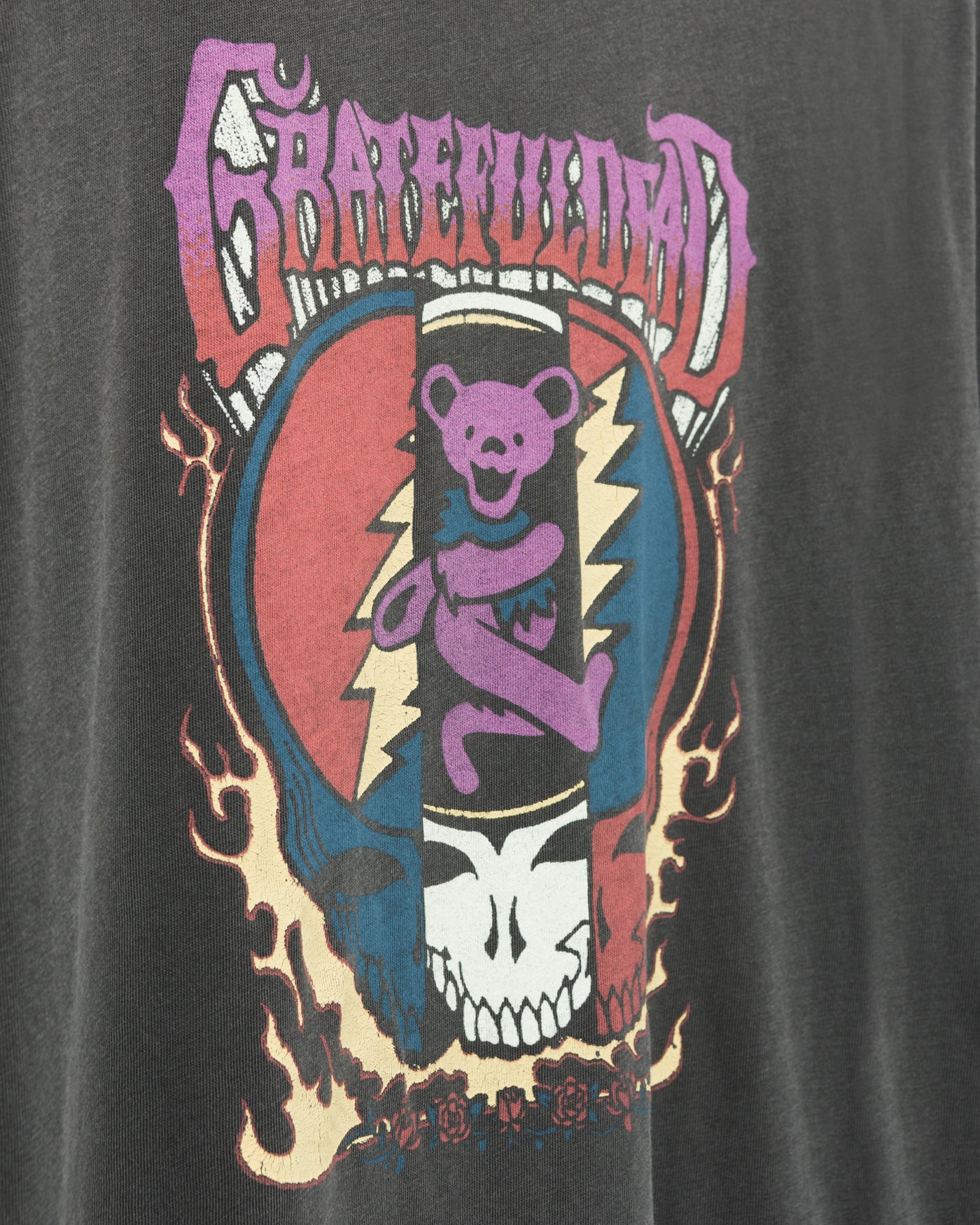 X-girl × GRATEFUL DEAD BEAR L/S TEE TGR x GD River Bear Long Sleeve Tee - Blue Tie Dye – Teton Gravity