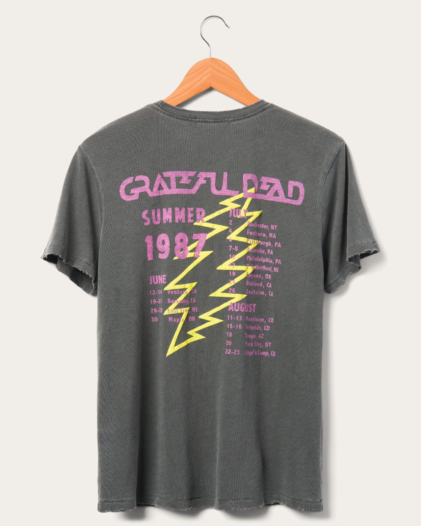 Women's Grateful Dead Summer Tour 1987 Vintage Tee – Junk Food