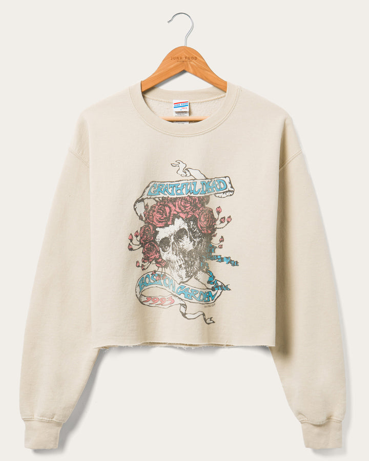 Women's Grateful Dead Boston Garden Flea Market Fleece Crop