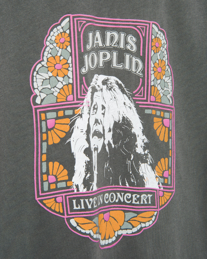 Women's Janis Joplin Live In Concert Vintage Tee