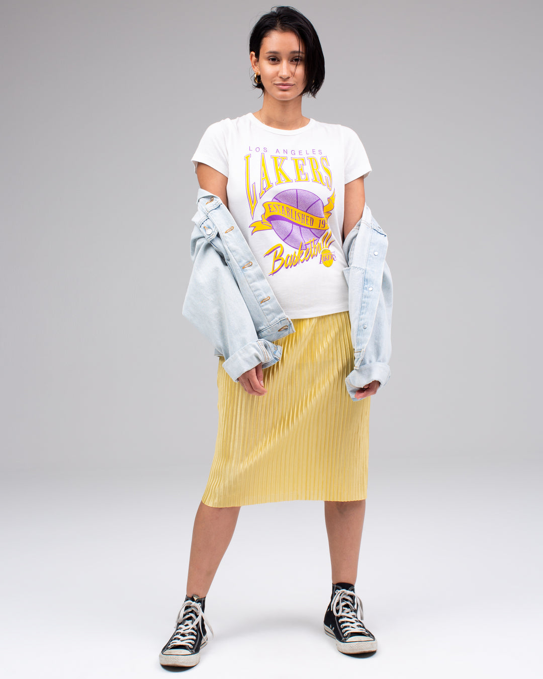 WOMEN'S LAKERS VINTAGE T-SHIRT